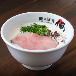 Enjoy “foam tonkotsu” that will dispel the image of people who don’t like tonkotsu.