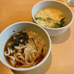 焼肉きんぐ - うどんと卵スープ