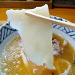 手打ちうどん 上を向いて - 
