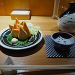 Sushi Sora - 玉子アテ ＆ 青松 白鷹 生酛本醸造