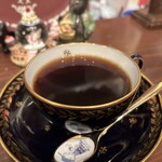 アメ横ダンケ 上野 - バターブレンドコーヒー。器が本当に綺麗。