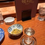 咲か蔵 - お通しと日本酒