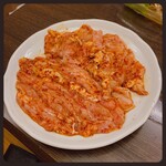 鶏の焼肉 ピリ辛鶏 - 