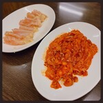 鶏の焼肉 ピリ辛鶏 - 