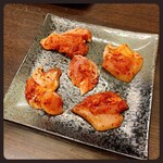 鶏の焼肉 ピリ辛鶏 - 