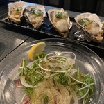 Bisutoro wanhaafu - カルパッチョと牡蠣
