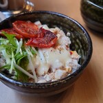 麺屋 京介 - 炙りチーズベイクドトマト丼