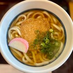 つきろう - きつねうどん+かやくご飯