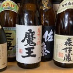 さかな処 和 - 芋焼酎の有名どころも多数揃えています