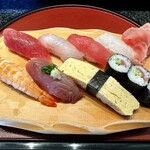 しほう田 - にぎり鮨ランチ … ¥1,300円（税込）