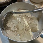 ささき - 追加の固形スープ（コラーゲンの塊）