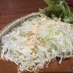 焼肉まるしま - 千切りキャベツ