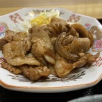 そば処 石田屋 - 軟らかく焼き上がった焼き肉