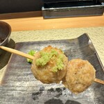 平乃家 - 次にワサビを付けて賞味