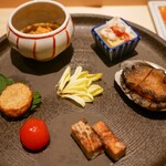 赤坂 鮨 天ぷら 祇園いわい - 前菜5点盛り