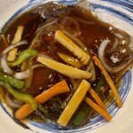 居酒屋　葉牡丹 - カレイあんかけ 600円。
