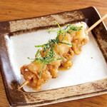 Fried skin skewers <grated ponzu sauce>