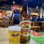 Tosa Gyosai Ichiba - 瓶ビール 中瓶 キリンラガー 550円。
                        ＊SD、マルエフ、赤星もあり