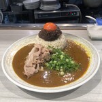 吉田カレー  - キーマカレー（MIX、並） 1,700円（税込）、豚ハーフトッピング 200円（税込）