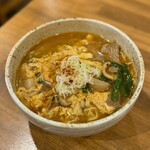 炭火焼肉ホルモンさわいし - 旨辛ユッケジャンラーメン