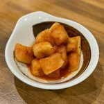 炭火焼肉ホルモンさわいし - カクテキ