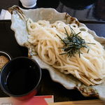 創作おうどん　遊佳 - ざるおうどん大盛り５８０円