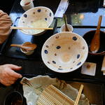 創作おうどん　遊佳 - 汁まで全部完食しました