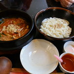 創作おうどん　遊佳 - チゲつけ麺おうどん６８０円