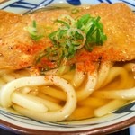 Marugame Seimen - かけに、きつねあげトッピング♪