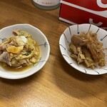 知床らうす亭 - 豚肉の玉子とじ　切り干し大根