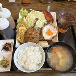 居酒食堂 わ楽 - 料理写真:肉の日プレート定食　¥1,700円