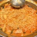 焼肉 スタミナ苑 - カムジャタン〆の麺