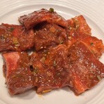 焼肉 スタミナ苑 - ハラミスジ836円