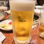 Yakiniku Sutamina En - 生ビール大ジョッキ