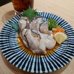 Umai Kaisen To Agetate Tempura Nyutsuru Matsu - カキポン酢