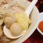 ラーメン二郎 - ショウガ半分