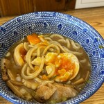 つけ麺 冨 - 玉子は半熟♪