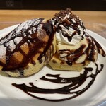 ベシャメルカフェ - チョコバナナパンケーキ