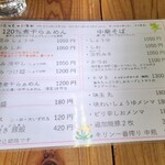 ちっきん - メニュー