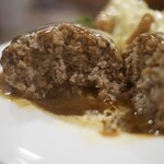 キッチンパパ - ハンバーグ　ぱっかーん