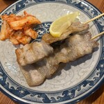 Toriyoshi - 豚バラ塩焼（キムチ付）