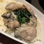 Gavia ru - 季節限定の牡蠣カレー。オススメせず