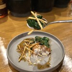 渡辺料理店 - 白子とほうれん草が最高に合う！