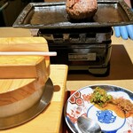 釜元はん米衛 - 自分で焼き加減を調整