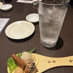 Hiroshima Setouchi Ryourizassou An - 焼酎ソーダ