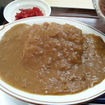 山福食堂 - ねっとりルーのカツカレーです。