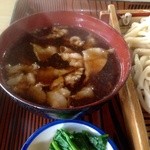 手打うどん保谷 - 肉汁