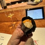 鮨 りかく - 鮪の手巻き