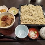 Teuchi Soba Shibata - 牛すじ丼とお蕎麦セット