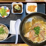 天龍 - ソーキそば定食